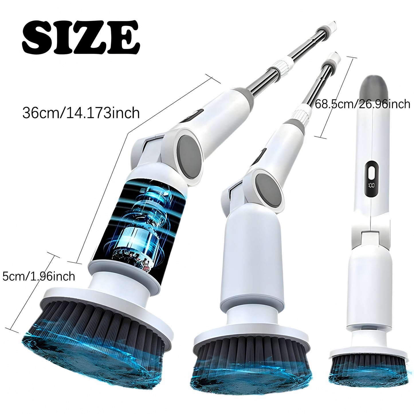 8-in-1 USB Electric Cleaning Brush